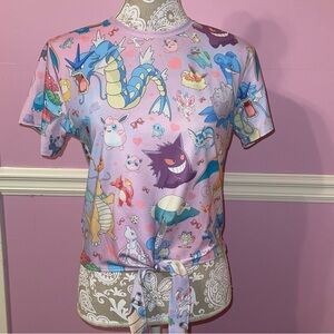 Blackmilk pokemon dreams crop top lolita vaporeon lucario mew gengar dragonite